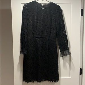Black lace dress